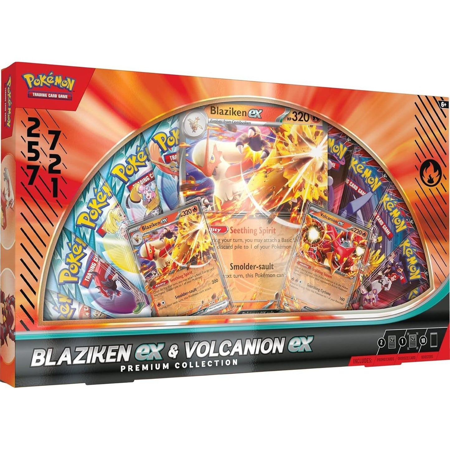 Image for Blaziken ex & Volcanion ex Premium Collection - Pokemon