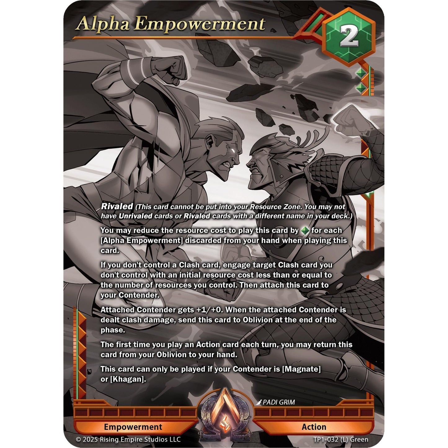 Image for Alpha Empowerment (Monochrome) (TP1-032) (TP1) - Alpha Clash