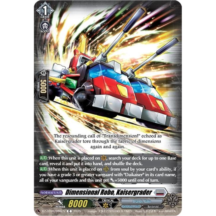 Image for Dimensional Robo, Kaisergrader (DZ-BT09/086EN) (DZ-BT09) - Cardfight Vanguard