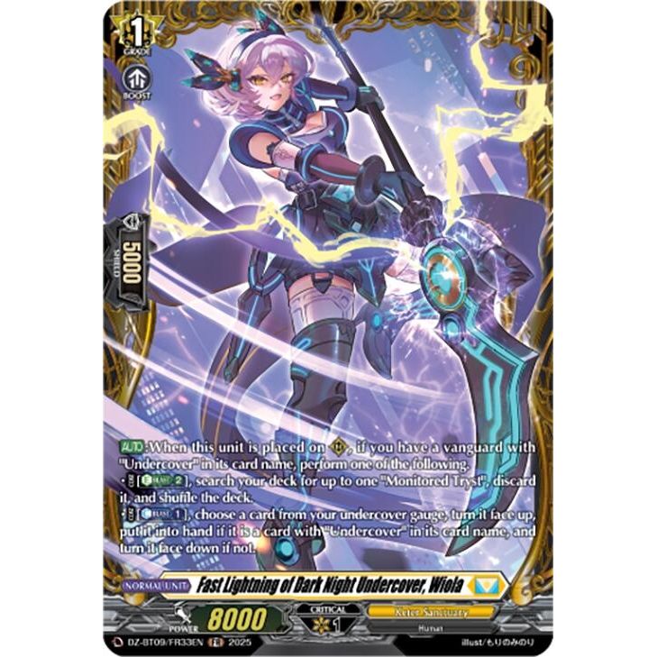 Image for Fast Lightning of Dark Night Undercover, Wiola (FR) (DZ-BT09/FR33EN) (DZ-BT09) - Cardfight Vanguard