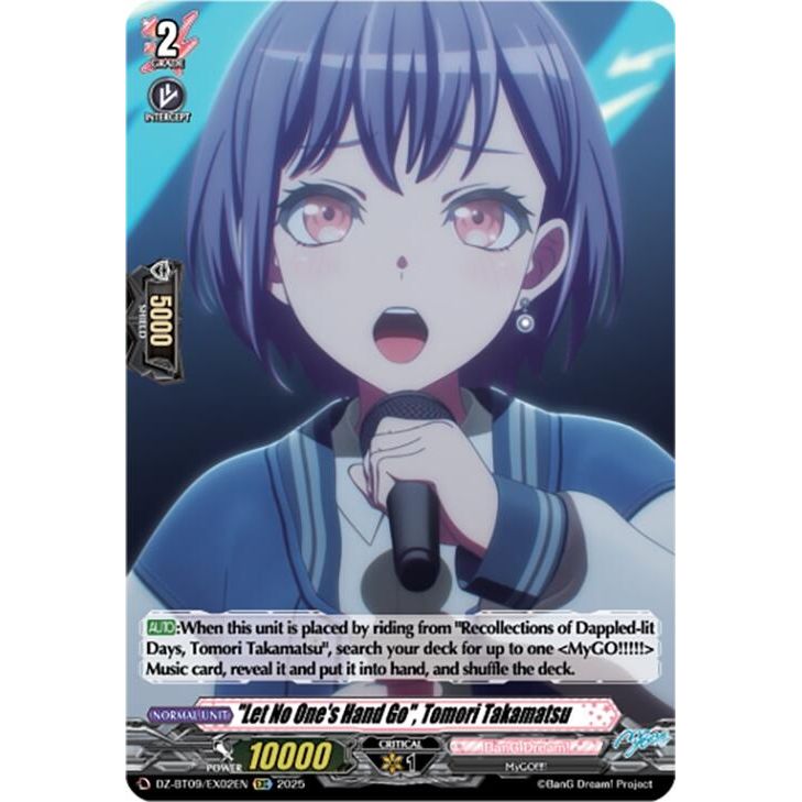 Image for "Let No One's Hand Go", Tomori Takamatsu (EXRRR) (DZ-BT09/EX02EN) (DZ-BT09) - Cardfight Vanguard