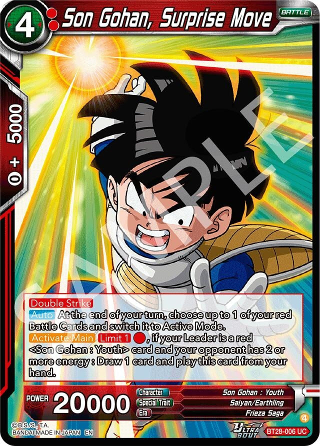 Image for Son Gohan, Surprise Move (BT28-006) (BT28) - Dragon Ball Super: Masters