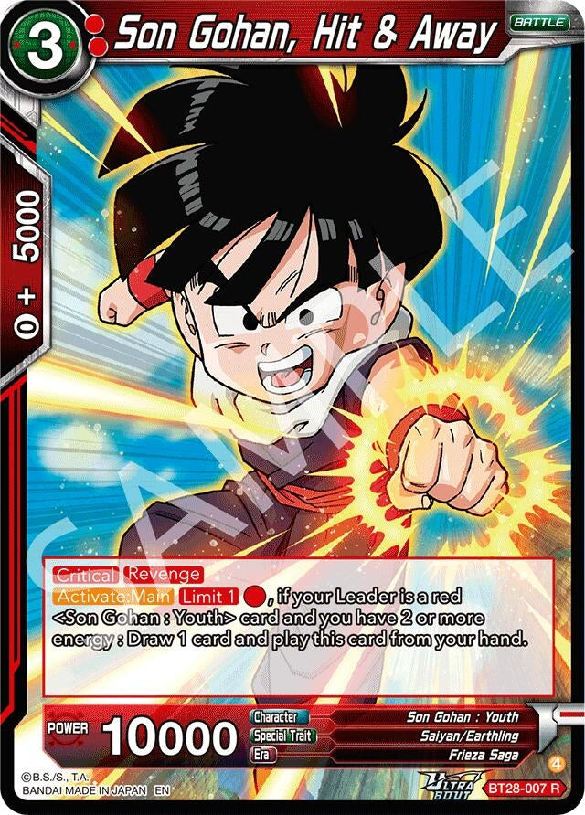 Image for Son Gohan, Hit & Away (BT28-007) (BT28) - Dragon Ball Super: Masters