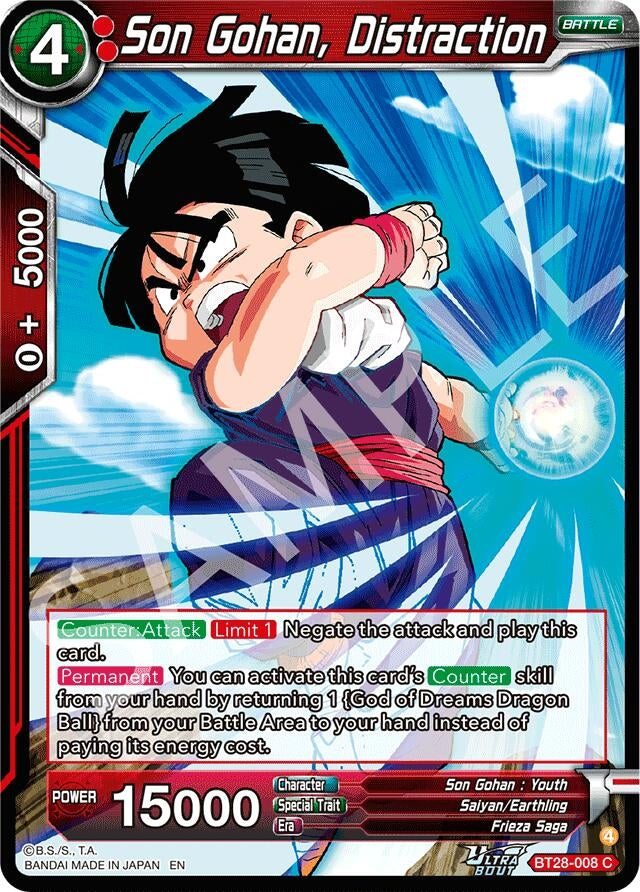 Image for Son Gohan, Distraction (BT28-008) (BT28) - Dragon Ball Super: Masters