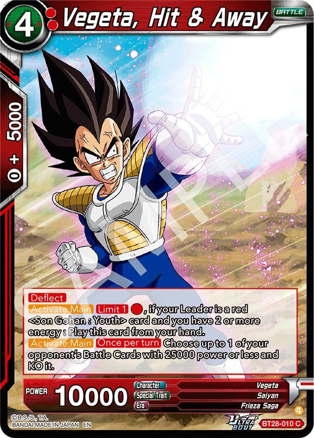 Image for Vegeta, Hit & Away (BT28-010) (BT28) - Dragon Ball Super: Masters