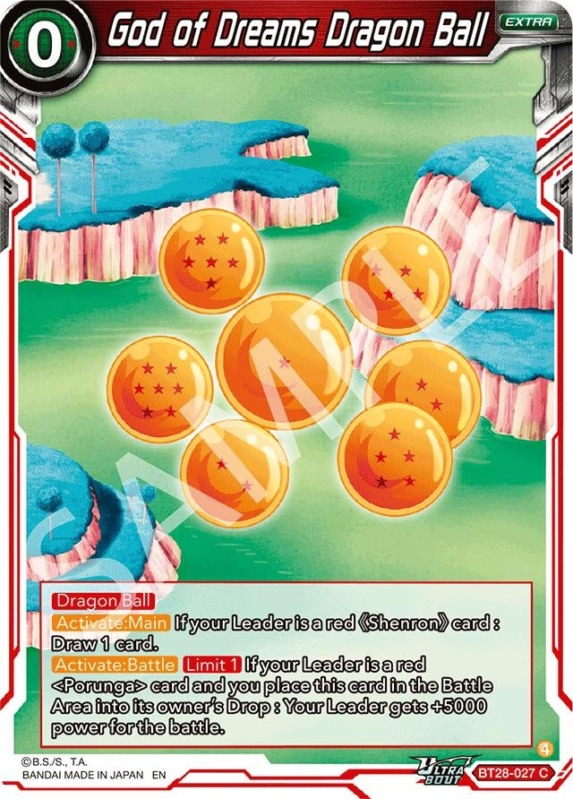 Image for God of Dreams Dragon Ball (BT28-027) (BT28) - Dragon Ball Super: Masters
