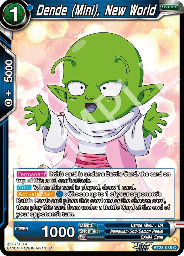 Image for Dende (Mini), New World (BT28-038) (BT28) - Dragon Ball Super: Masters