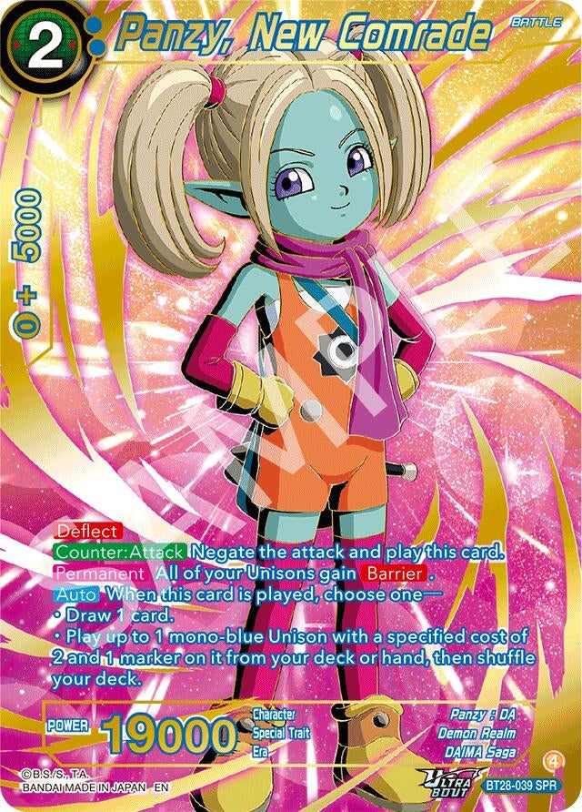 Image for Panzy, New Comrade (SPR) (BT28-039) (BT28) - Dragon Ball Super: Masters