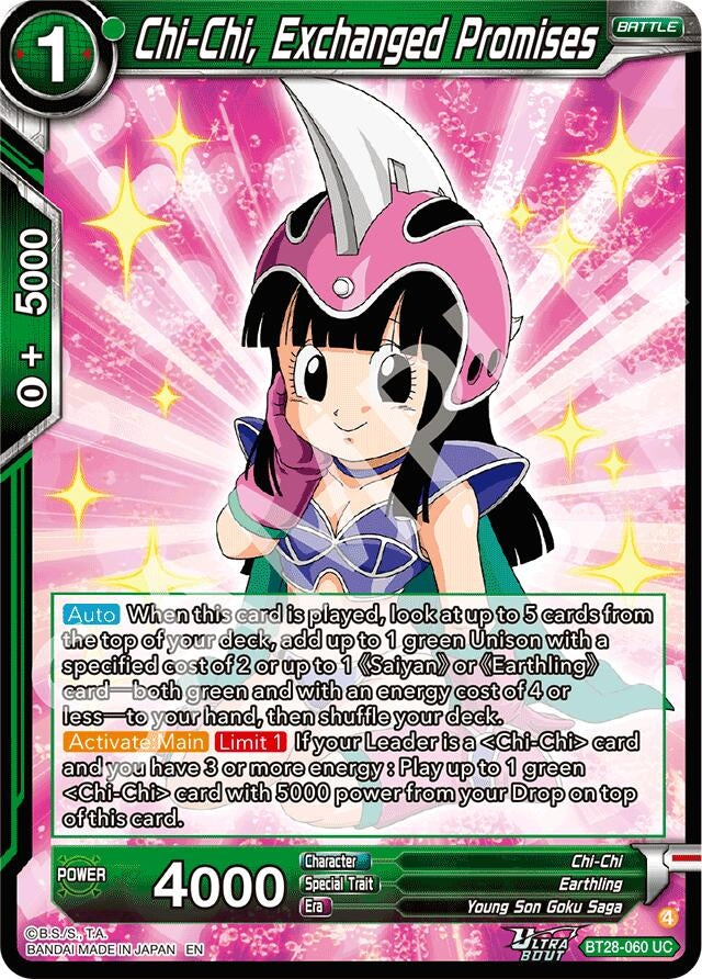 Image for Chi-Chi, Exchanged Promises (BT28-060) (BT28) - Dragon Ball Super: Masters