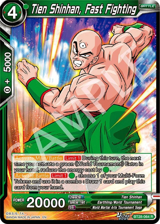 Image for Tien Shinhan, Fast Fighting (BT28-064) (BT28) - Dragon Ball Super: Masters