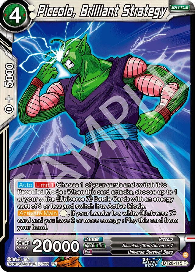 Image for Piccolo, Brilliant Strategy (BT28-115) (BT28) - Dragon Ball Super: Masters