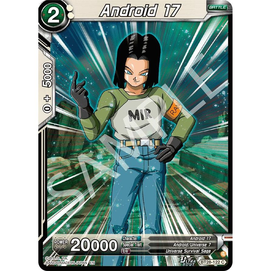 Image for Android 17 (BT28-122) (BT28) - Dragon Ball Super: Masters