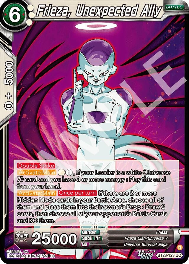 Image for Frieza, Unexpected Ally (BT28-123) (BT28) - Dragon Ball Super: Masters