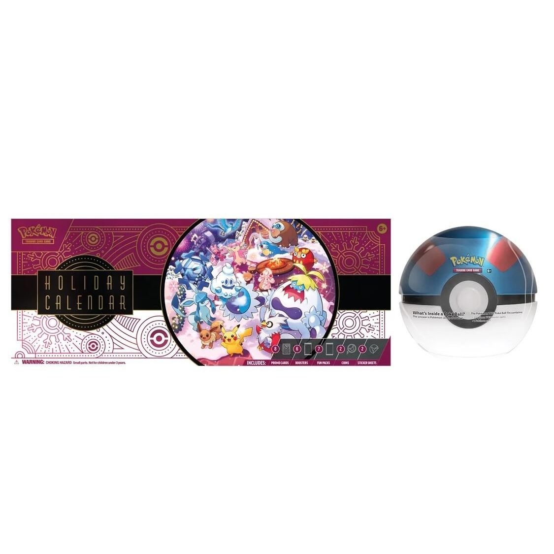 Image for Costco Pokemon Pokemon Holiday Calendar and Great Ball Bundle - Pokemon
