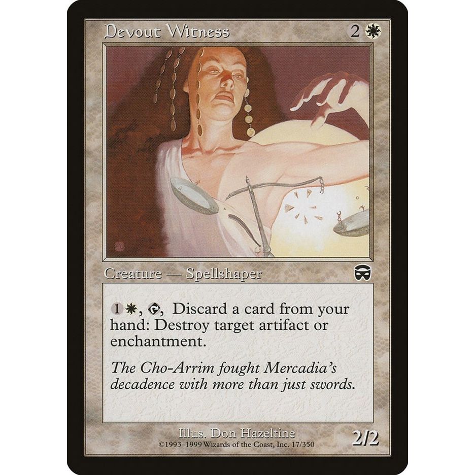 Image for Devout Witness (17) (MMQ) - Magic: The Gathering