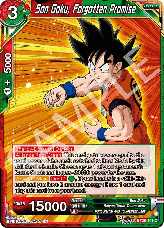 Image for Son Goku, Forgotten Promise (BT28-141) (BT28) - Dragon Ball Super: Masters