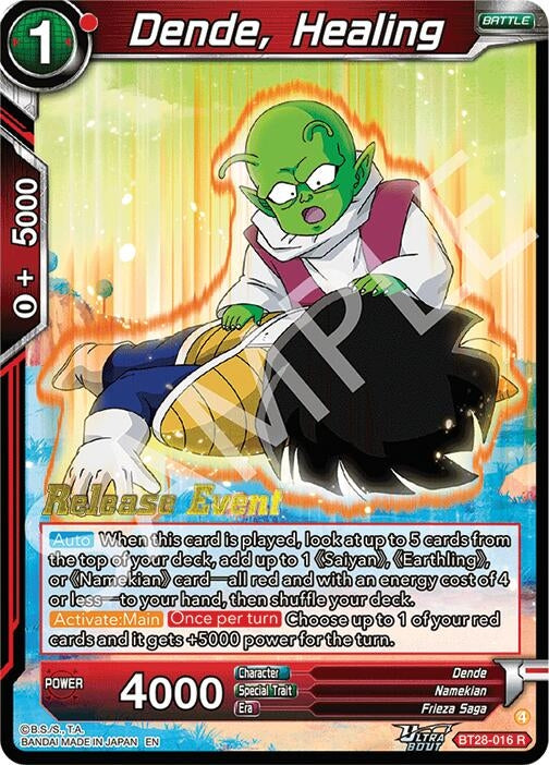 Image for Dende, Healing (BT28-016) (BT28_PR) - Dragon Ball Super: Masters
