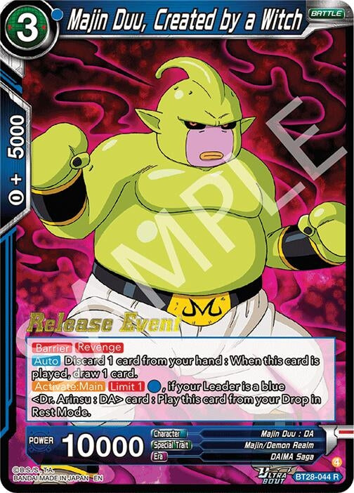 Image for Majin Duu, Created by a Witch (BT28-044) (BT28_PR) - Dragon Ball Super: Masters