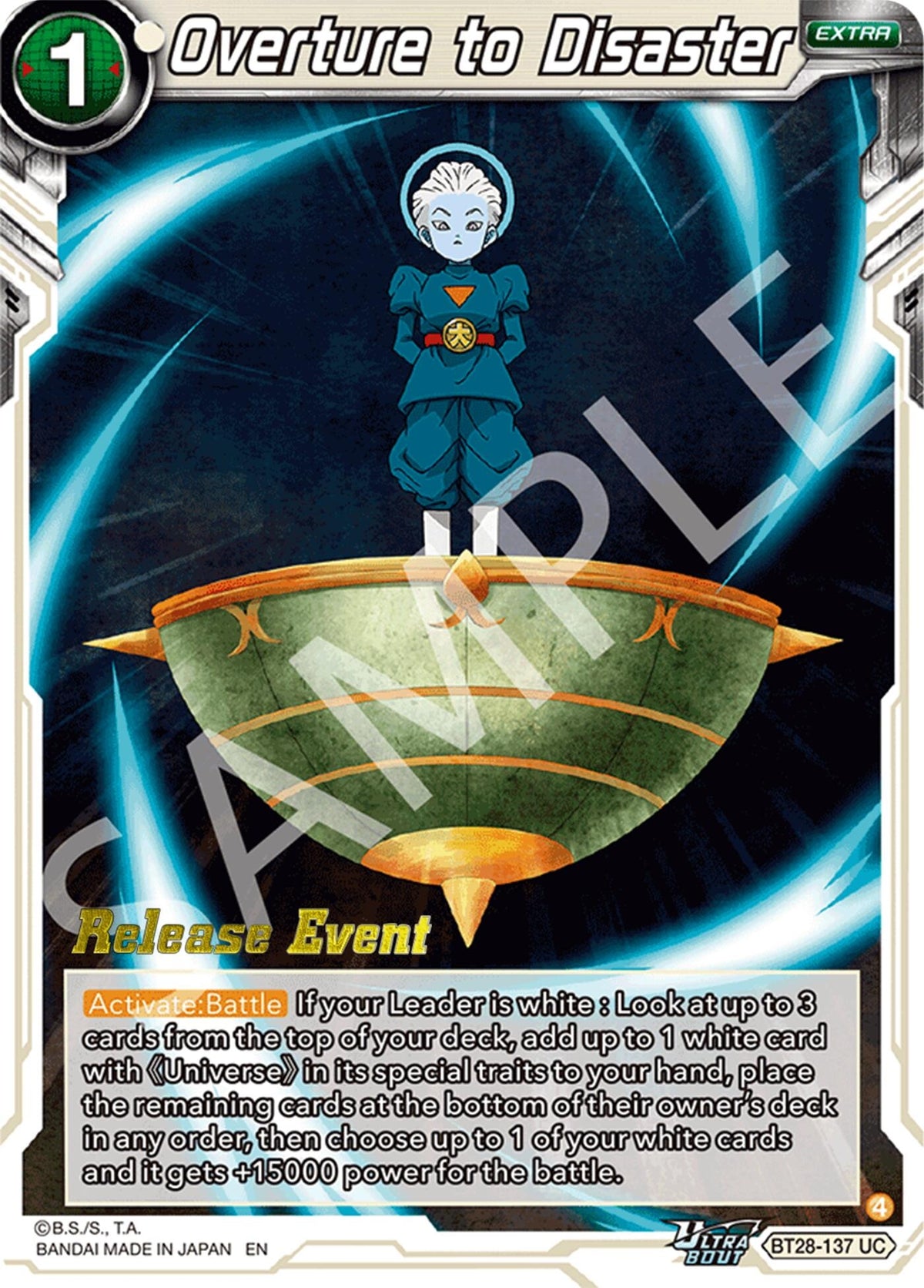 Image for Overture to Disaster (BT28-137) (BT28_PR) - Dragon Ball Super: Masters
