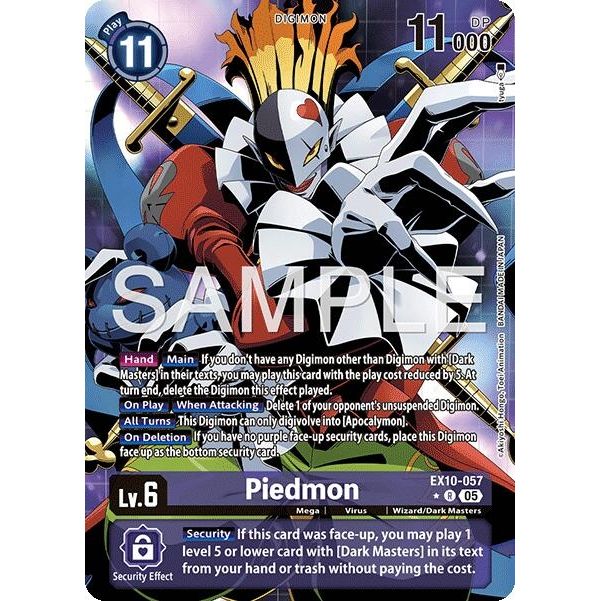 Image for Piedmon (Alternate Art) (EX10-057 R) (EX10) - Digimon Card Game