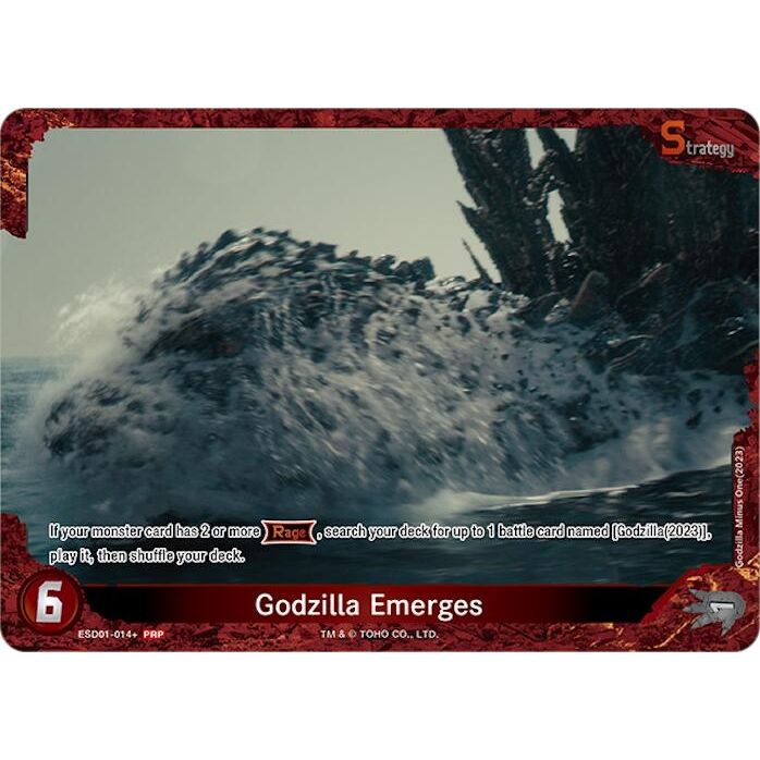 Image for Godzilla Emerges (Promotion Pack Vol.1) (ESD01-014+) (PR) - Godzilla Card Game