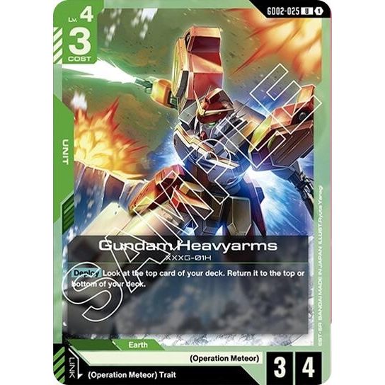 Image for Gundam Heavyarms (GD02-025) (GD02) - Gundam Card Game
