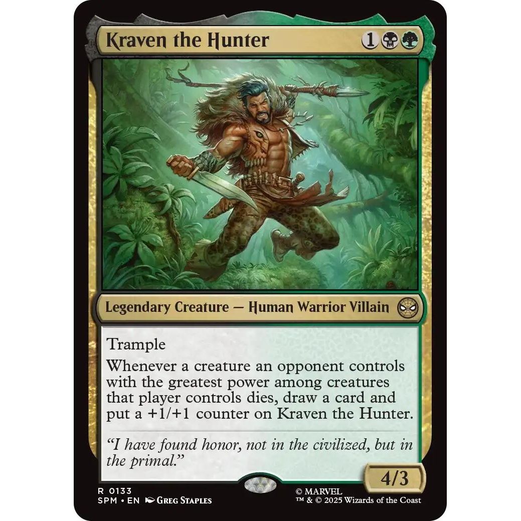 Image for Kraven the Hunter (133) (SPM) - Magic: The Gathering