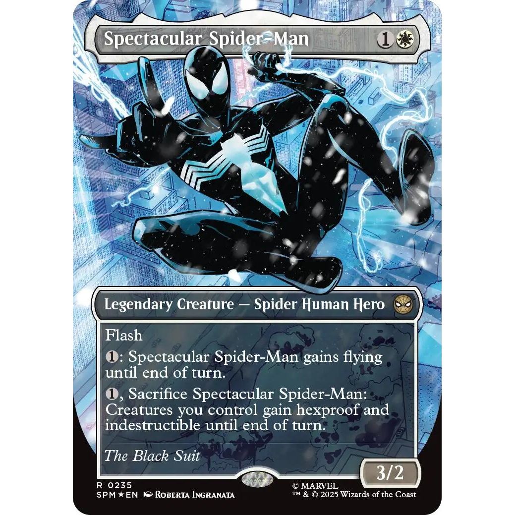 Image for Spectacular Spider-Man (0235) (Borderless) (Textured Foil) (235) (SPM) - Magic: The Gathering