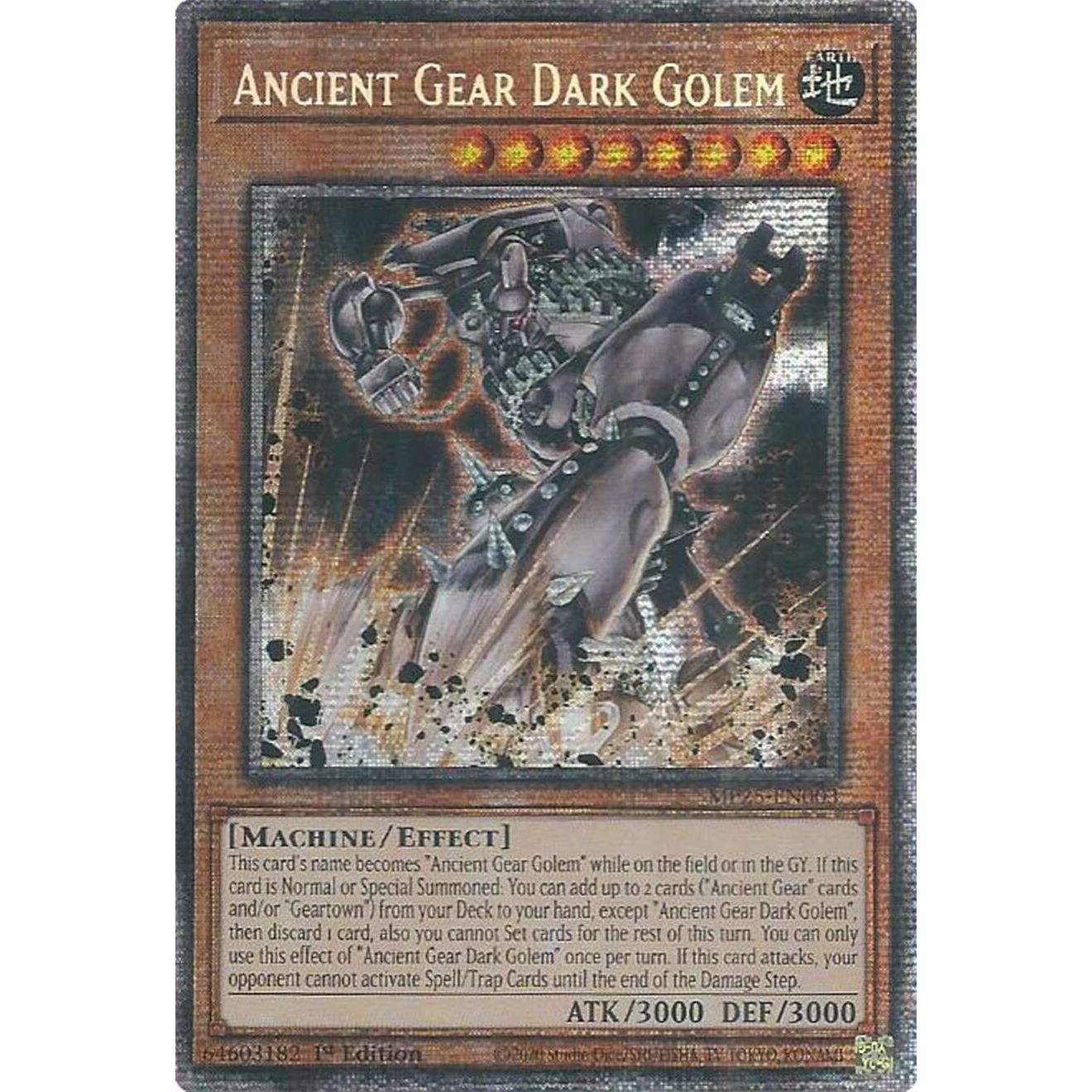 Image for Ancient Gear Dark Golem (MP25-EN003) (MP25) - YuGiOh