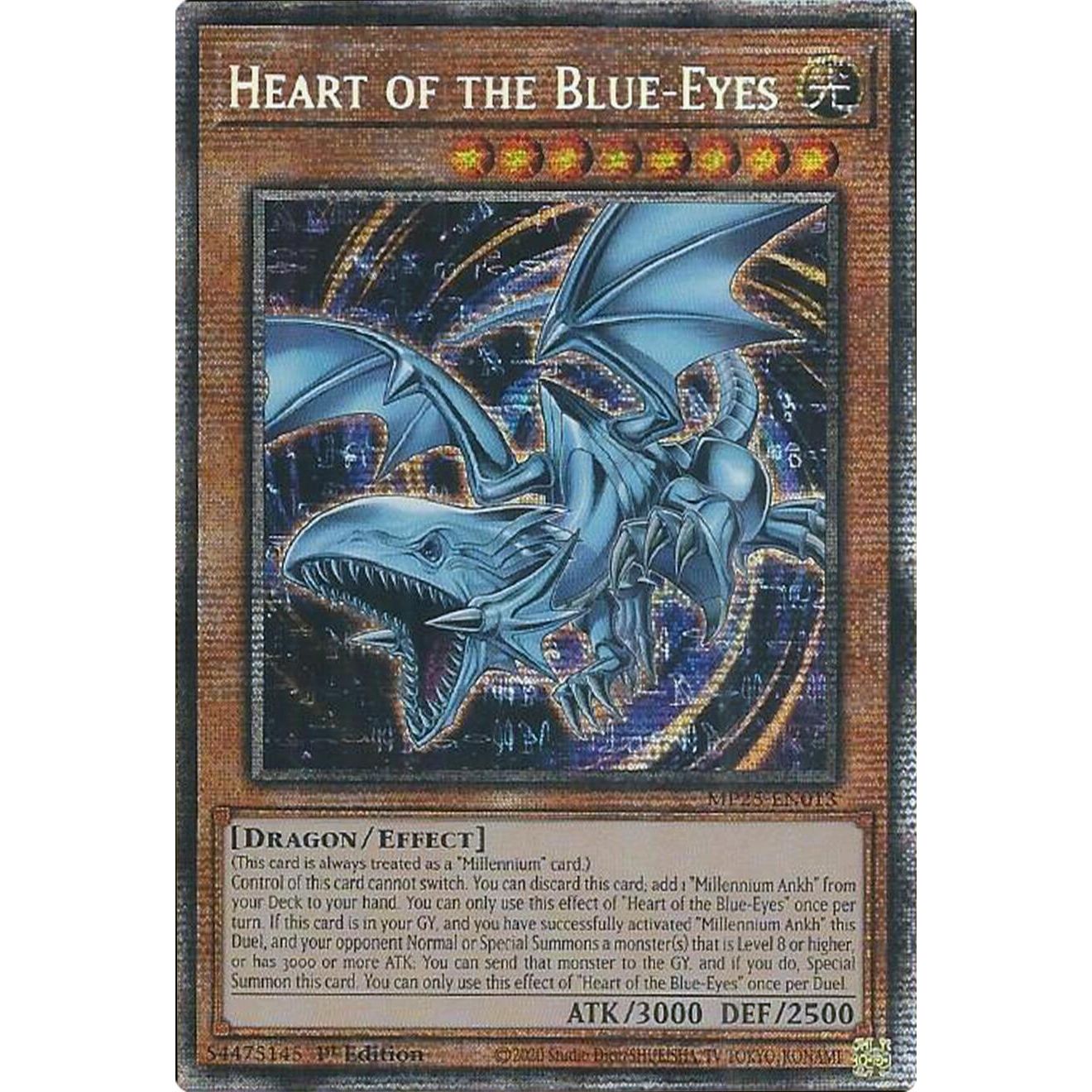 Image for Heart of the Blue-Eyes (MP25-EN013) (MP25) - YuGiOh