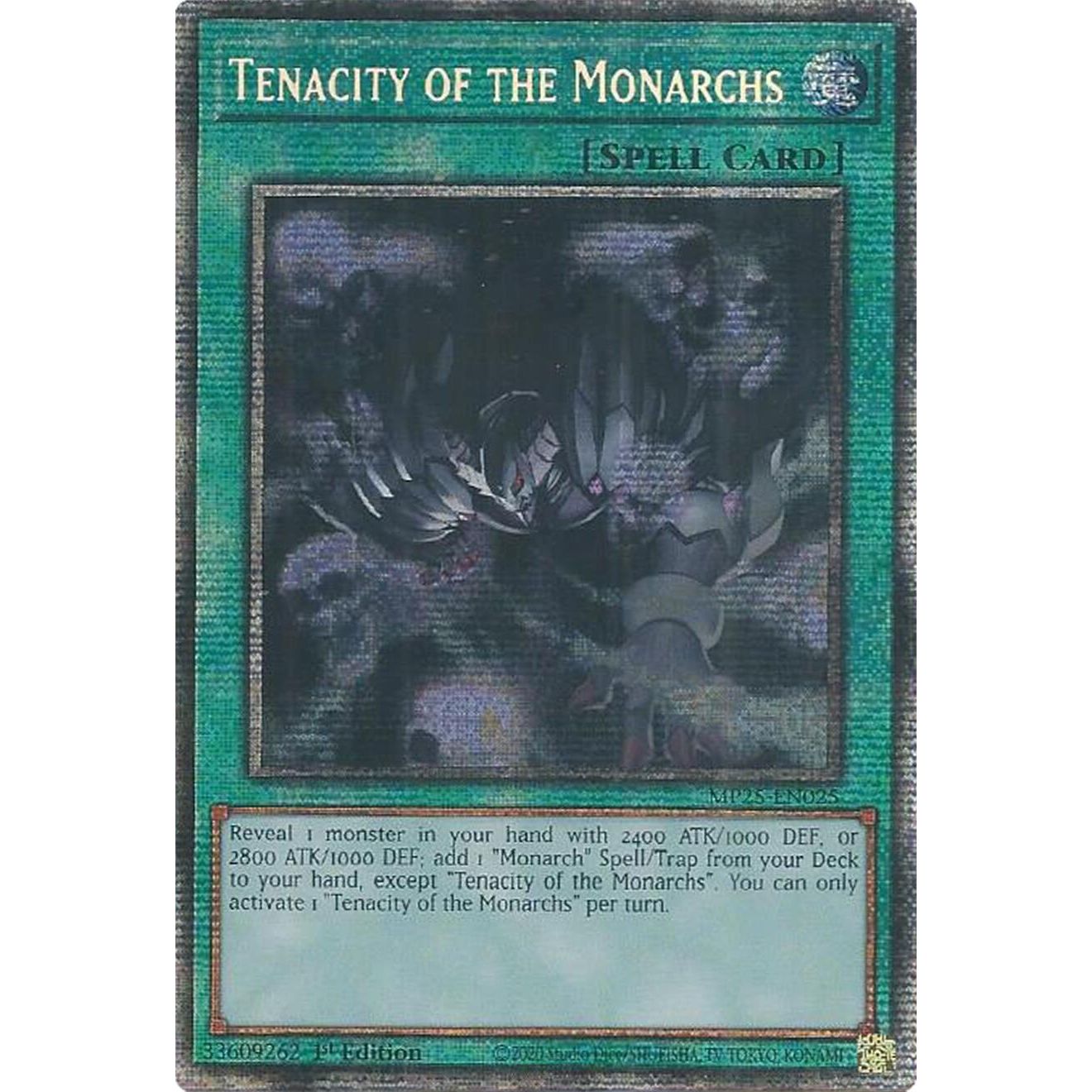 Image for Tenacity of the Monarchs (MP25-EN025) (MP25) - YuGiOh