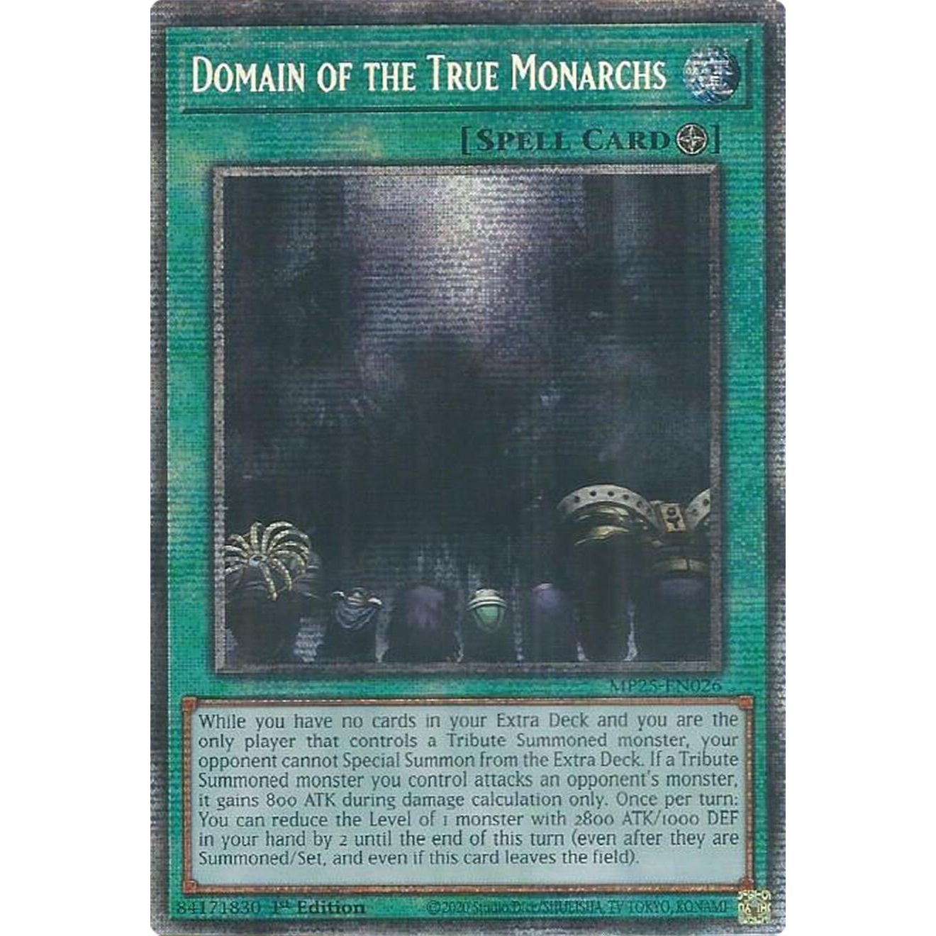 Image for Domain of the True Monarchs (MP25-EN026) (MP25) - YuGiOh