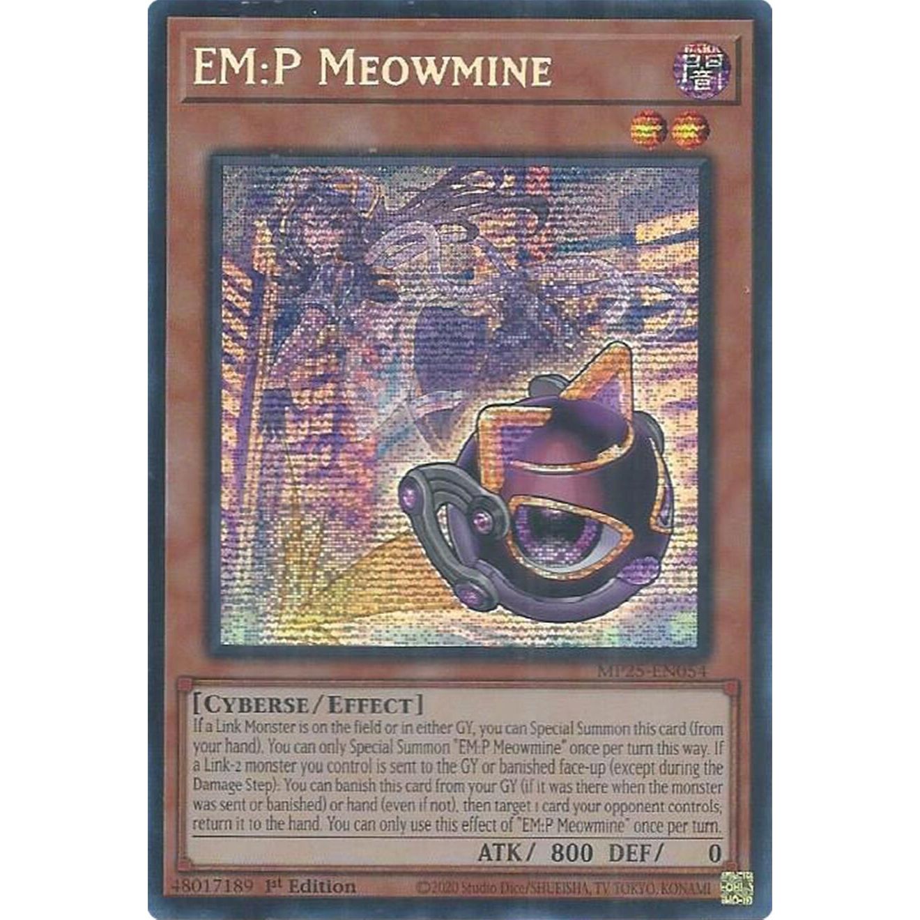 Image for EM:P Meowmine (MP25-EN054) (MP25) - YuGiOh