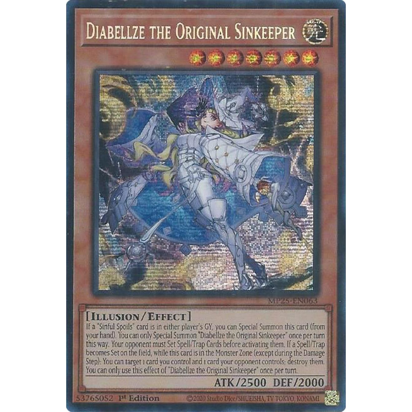 Image for Diabellze the Original Sinkeeper (MP25-EN063) (MP25) - YuGiOh