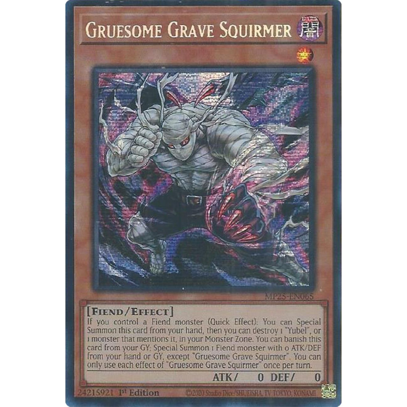 Image for Gruesome Grave Squirmer (MP25-EN065) (MP25) - YuGiOh