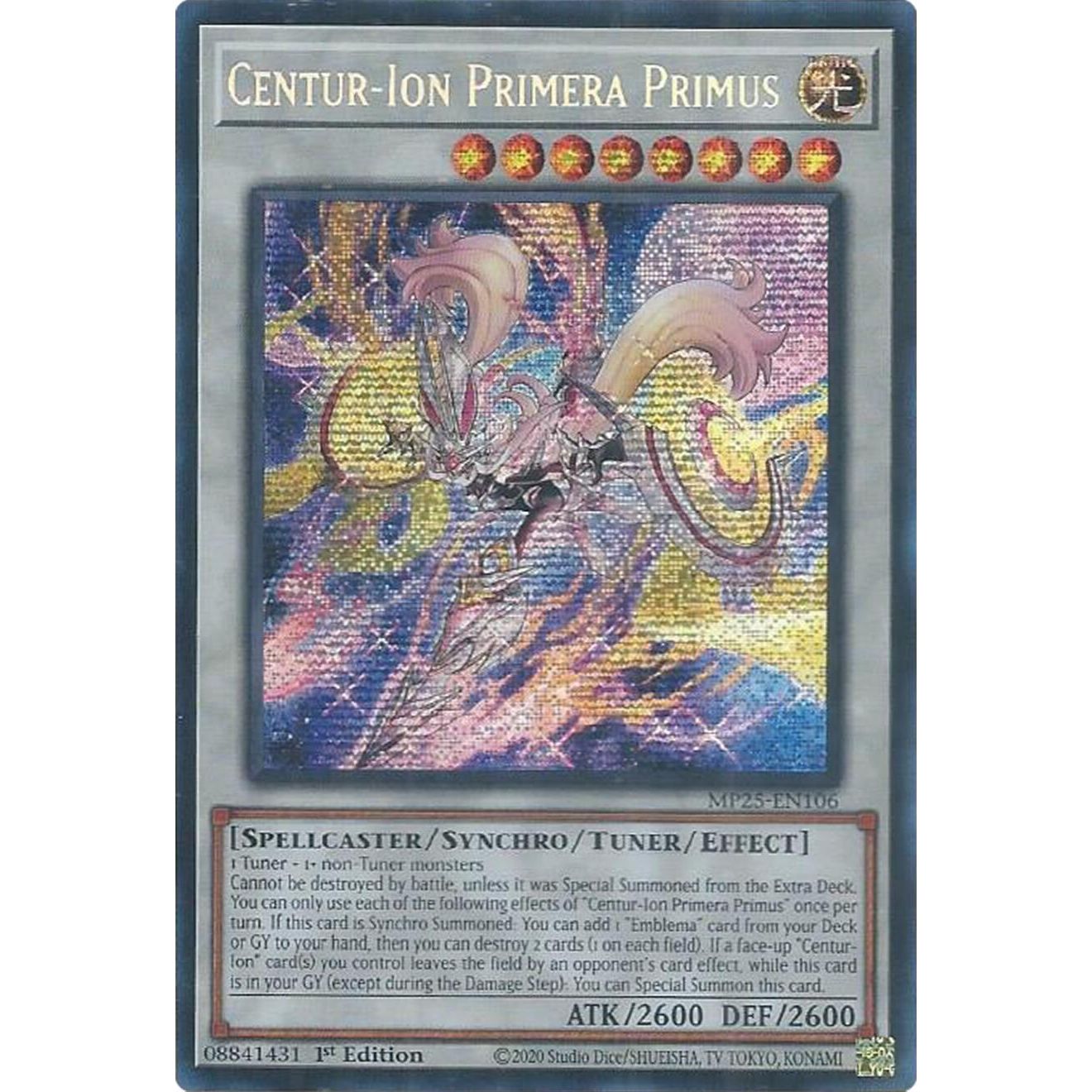 Image for Centur-Ion Primera Primus (MP25-EN106) (MP25) - YuGiOh