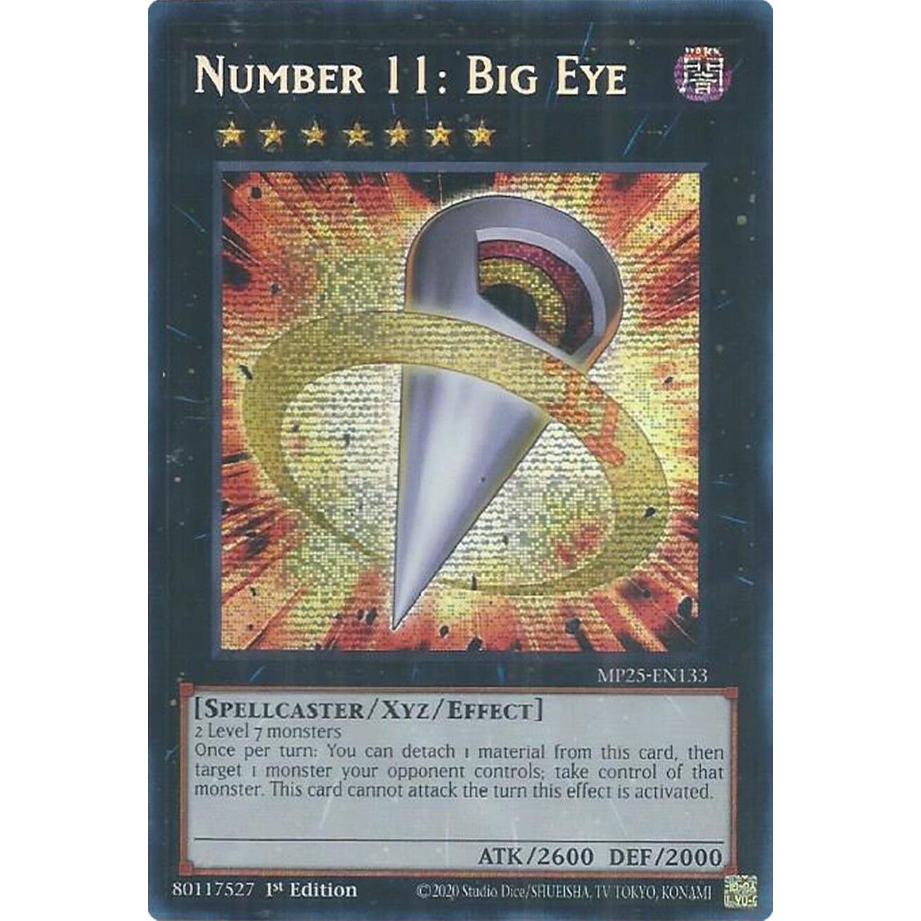 Image for Number 11: Big Eye (MP25-EN133) (MP25) - YuGiOh