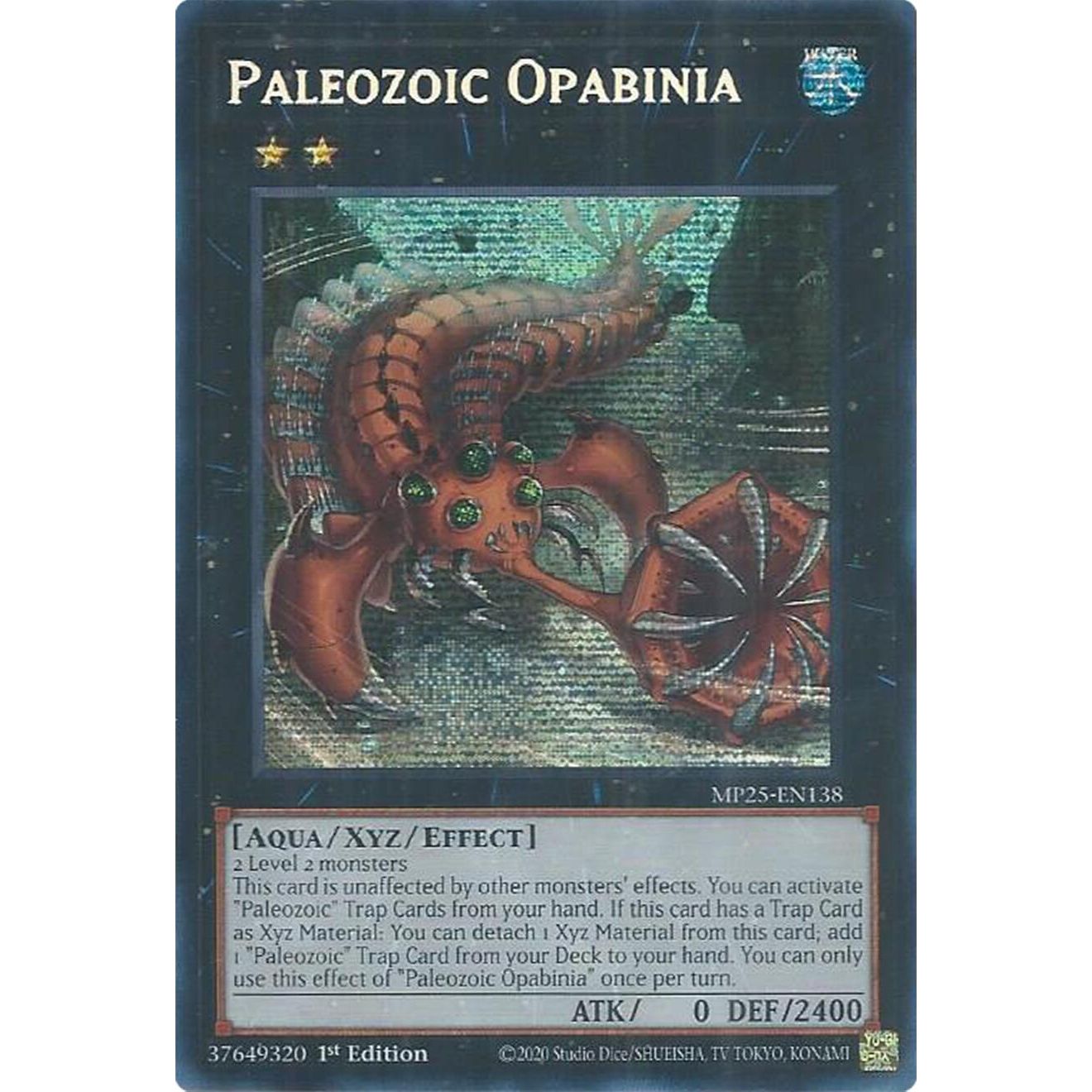 Image for Paleozoic Opabinia (MP25-EN138) (MP25) - YuGiOh