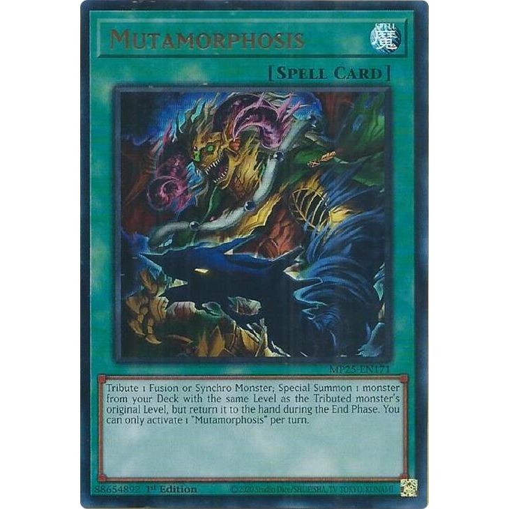 Image for Mutamorphosis (MP25-EN171) (MP25) - YuGiOh