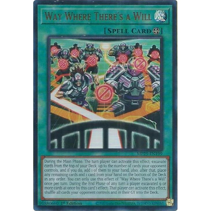 Image for Way Where There's a Will (MP25-EN199) (MP25) - YuGiOh