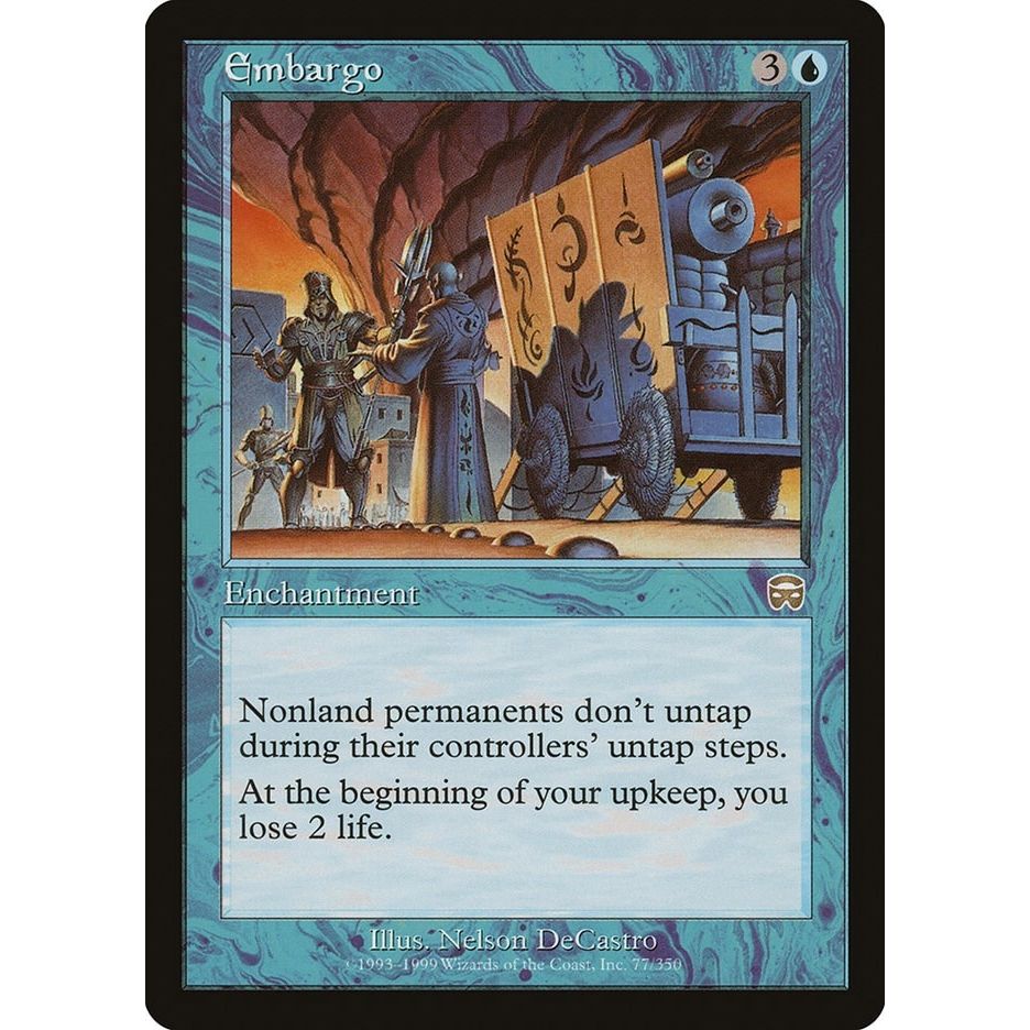 Image for Embargo (77) (MMQ) - Magic: The Gathering