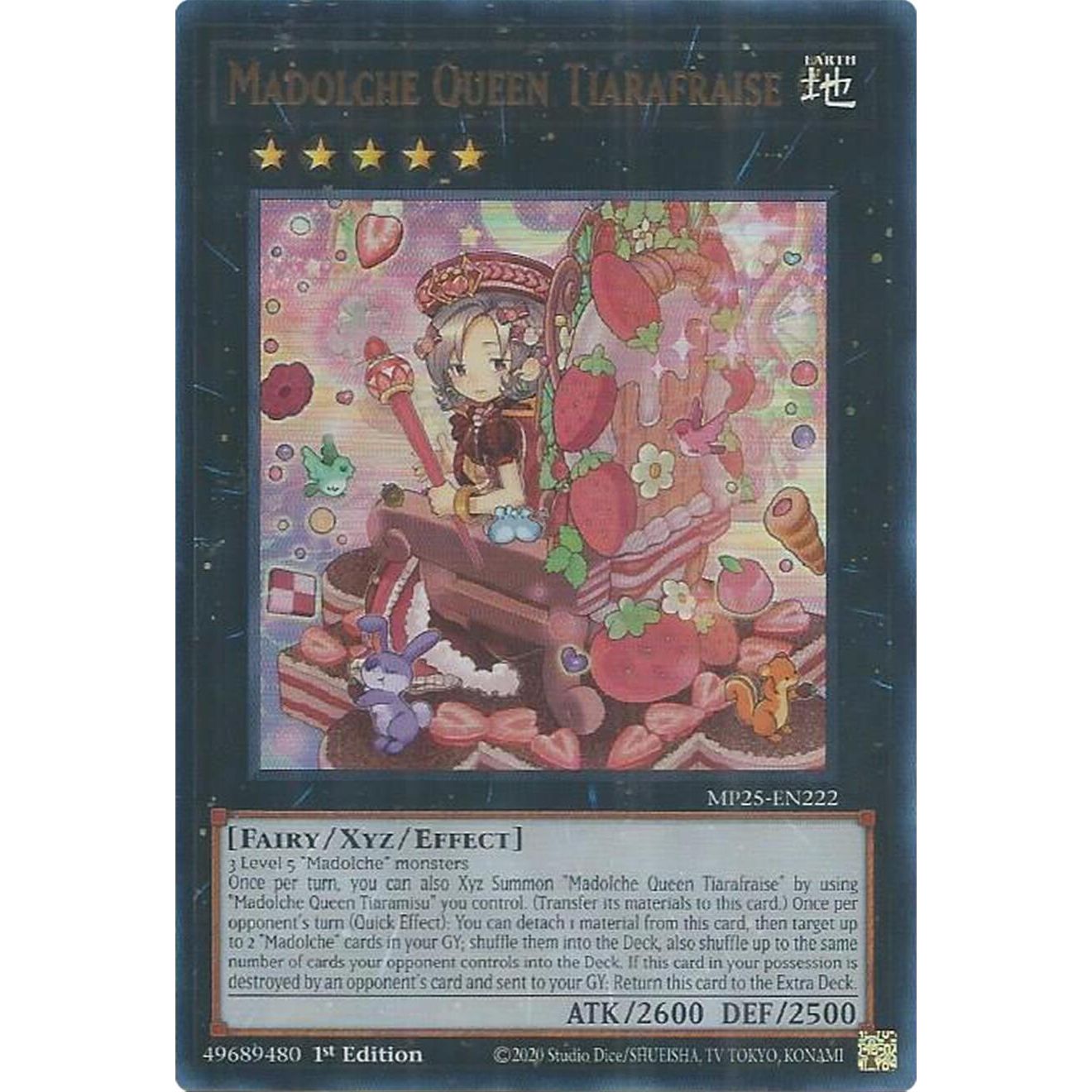Image for Madolche Queen Tiarafraise (MP25-EN222) (MP25) - YuGiOh