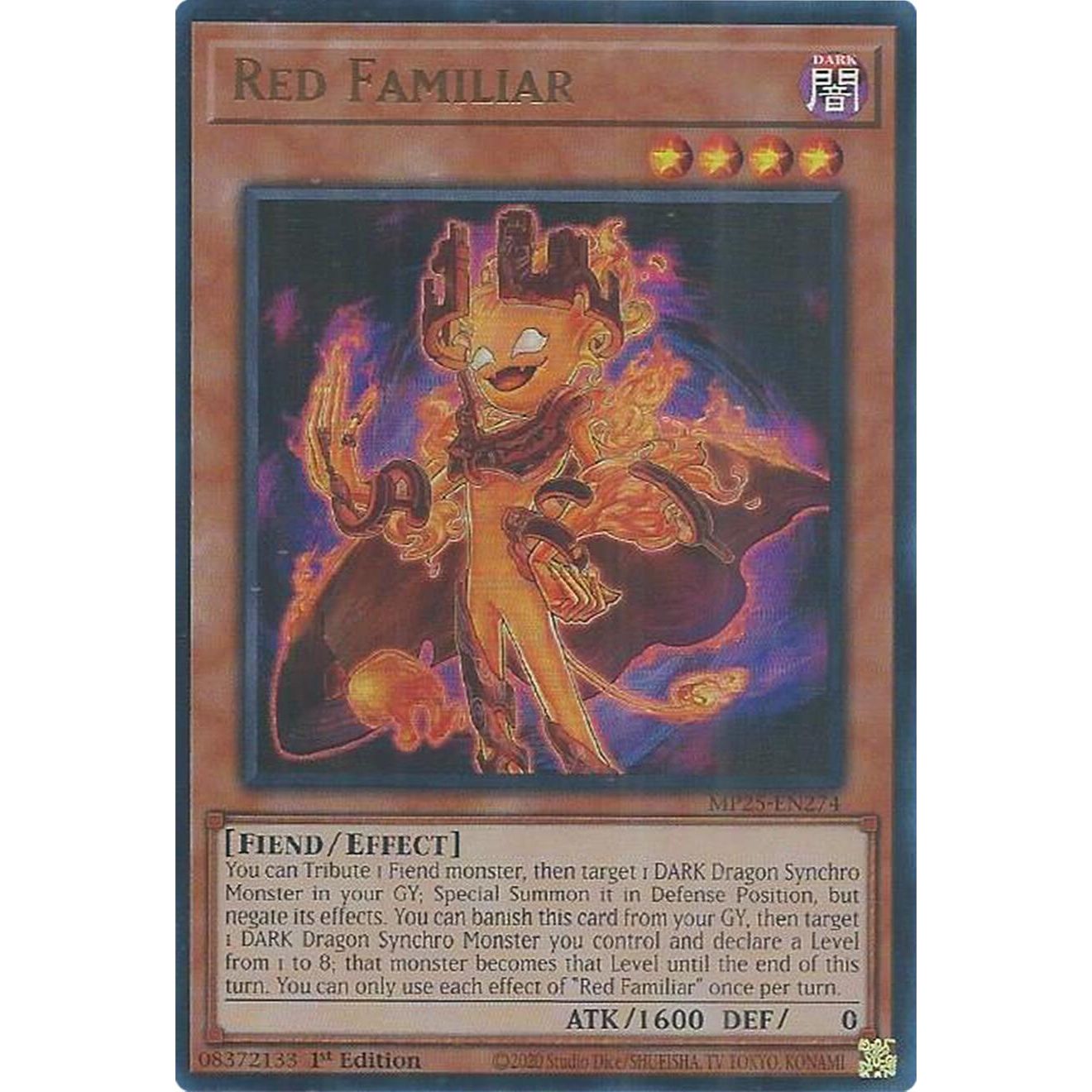 Image for Red Familiar (MP25-EN274) (MP25) - YuGiOh