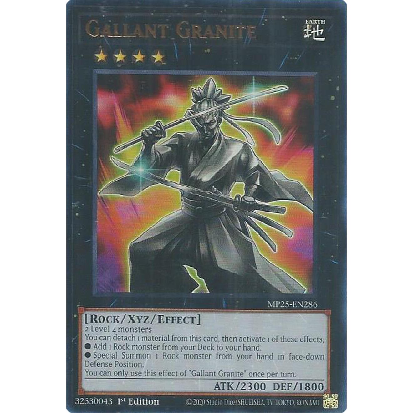 Image for Gallant Granite (MP25-EN286) (MP25) - YuGiOh