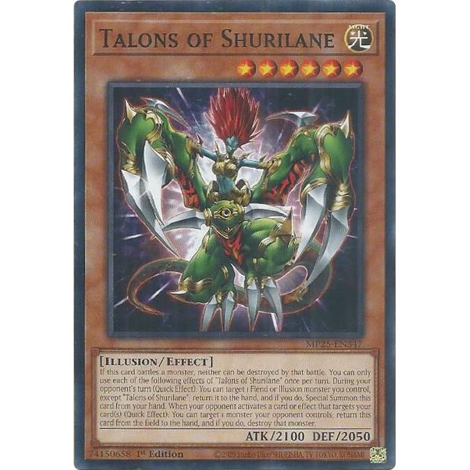Image for Talons of Shurilane (MP25-EN347) (MP25) - YuGiOh