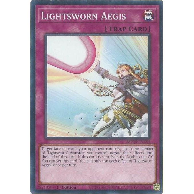 Image for Lightsworn Aegis (MP25-EN364) (MP25) - YuGiOh