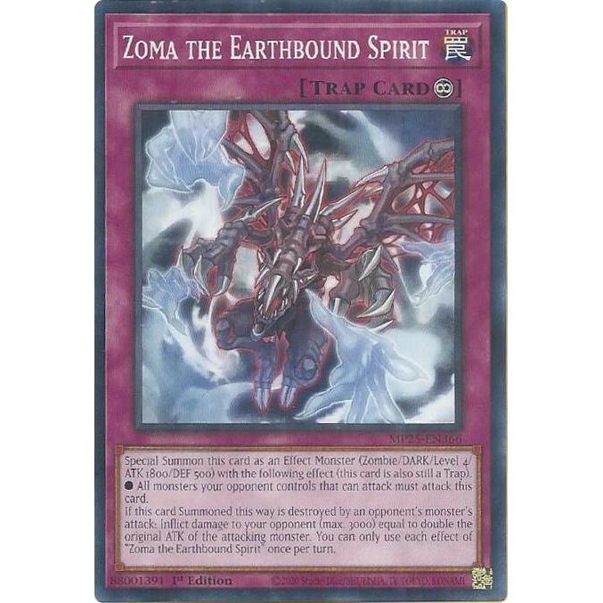 Image for Zoma the Earthbound Spirit (MP25-EN366) (MP25) - YuGiOh