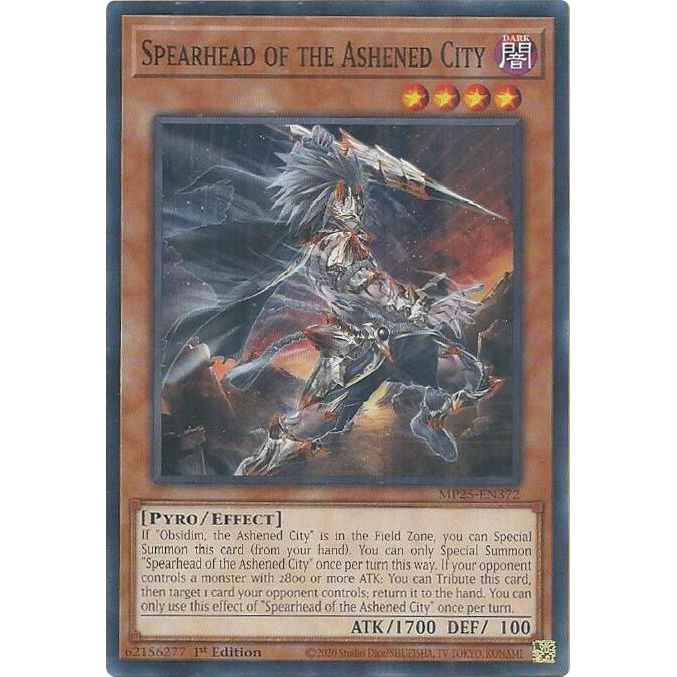 Image for Spearhead of the Ashened City (MP25-EN372) (MP25) - YuGiOh