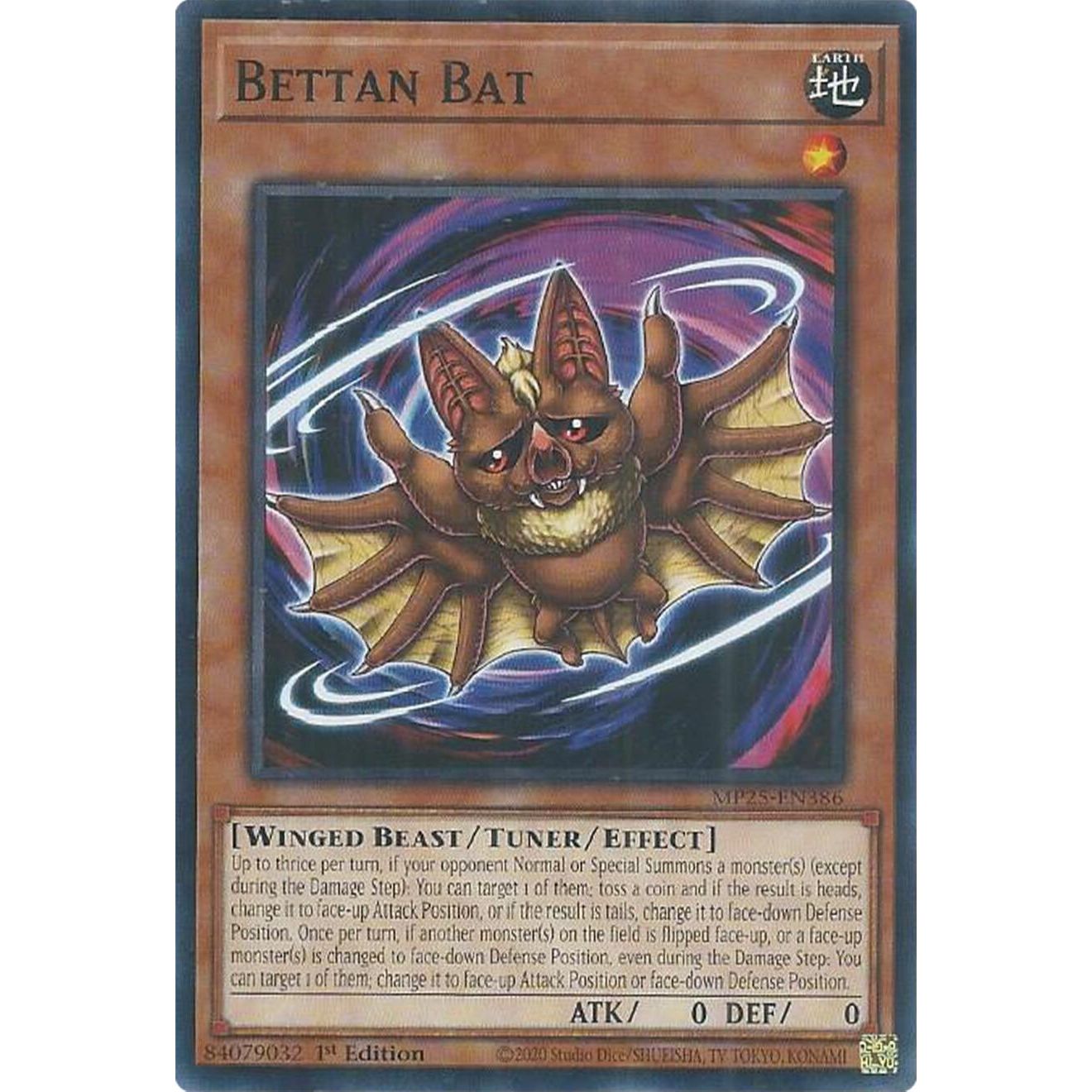 Image for Bettan Bat (MP25-EN386) (MP25) - YuGiOh