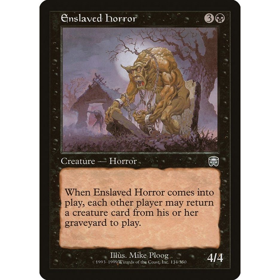 Image for Enslaved Horror (134) (MMQ) - Magic: The Gathering